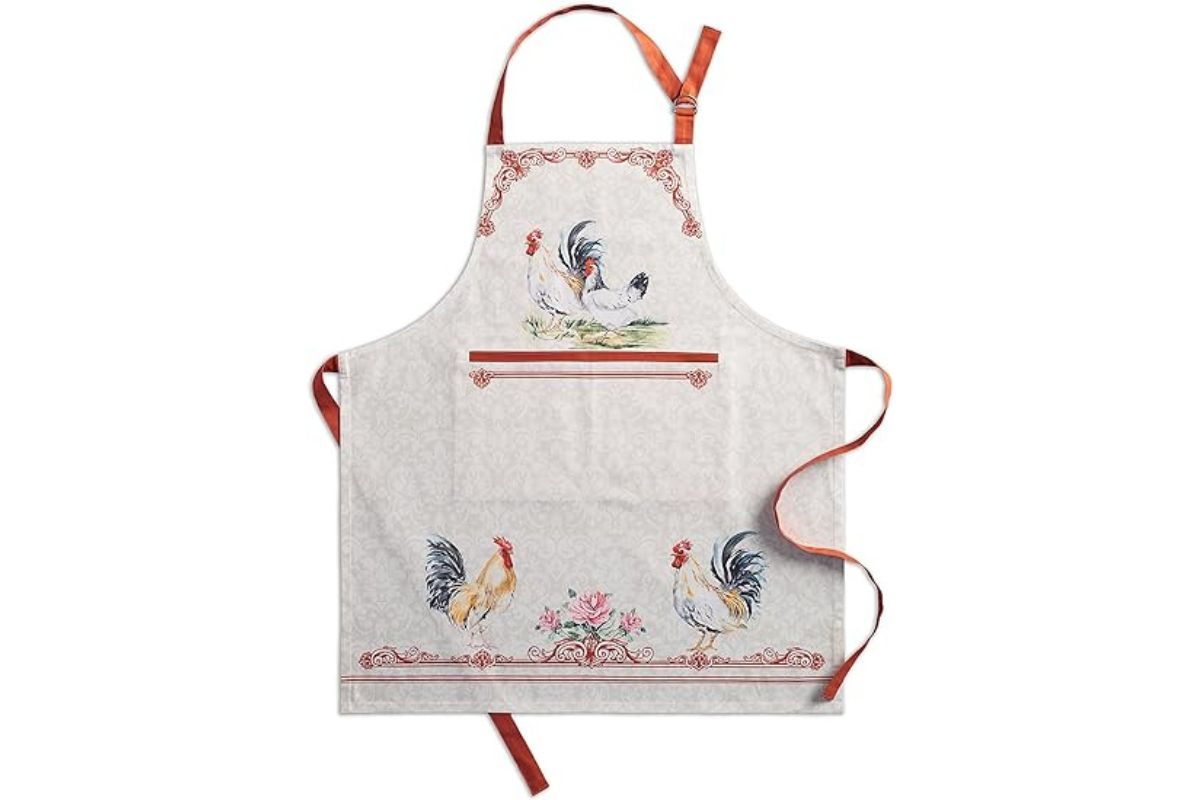 Maison-d'-Hermine-100%-Cotton-Kitchen-Apron-with-an-Adjustable-Neck-with-Long-Ties-for-Women-Men-Chef