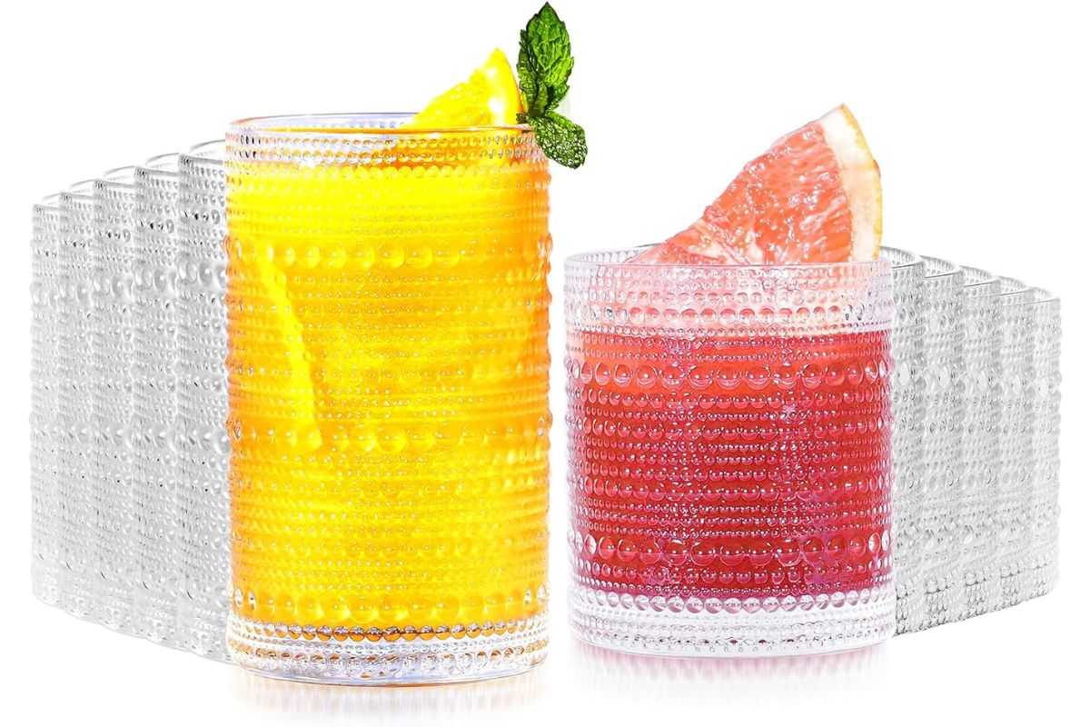 Lvtrupc-Vintage-Hobnail-Drinking-Glasses-Set